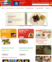 Apni Rasoi Indian Restaurant Website 