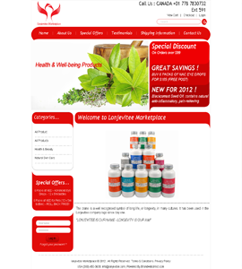 Lonjevitee Herbal Medicines Online eCommerce Store 