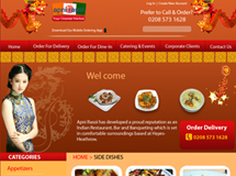 Chinese Restaurant Website Design 