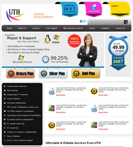 Urgent Tech Help Online Brochure Website Design 